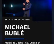 Michael Buble 4 tickets