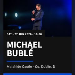 Michael Buble 4 tickets