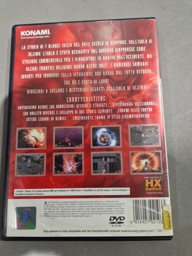 7 Blades  PlayStation2 Ps2 games Original