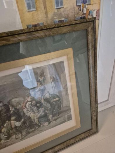 Antique Coloured Engraving