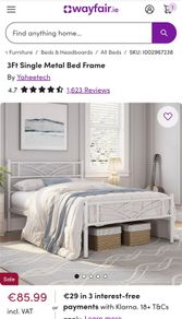 single bed frame