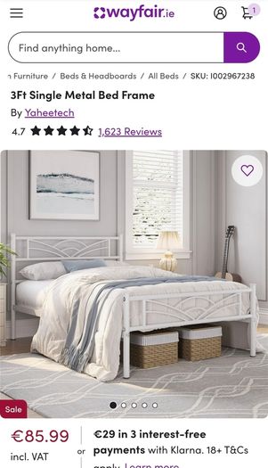 single bed frame