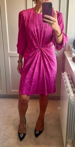 Hugo Boss pink midi dress, brand new with tags.