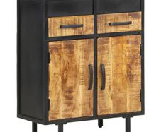 Sideboard 60x30x75 cm Rough Mango Wood