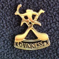 Guinness Hurling Pin Badge