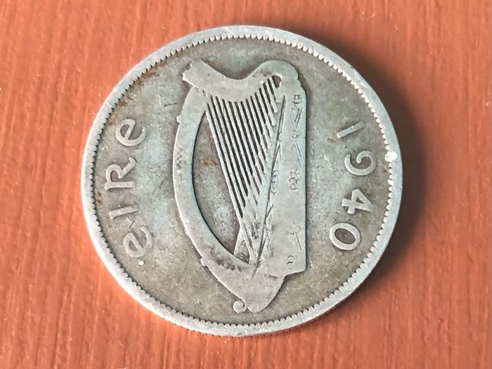 Irish silver half crown
