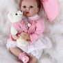 22 Inch 55 cm Reborn Baby Doll Soft Silicone Vinyl Lifelike Real Reborn Dolls Ne Image 2