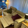 Leather reclinable couch Image 6
