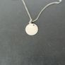 Silver Chain And Silver Disc. Image 3