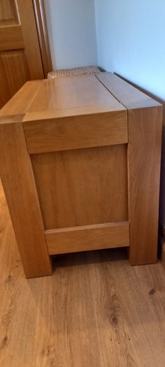 solid oak tv stand