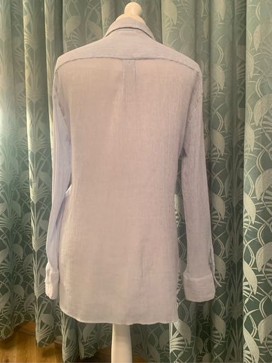 Zara long sleeve light blue blouse. Size L