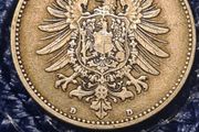 1873 silver German 1 mark