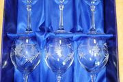 Duiske Handcut Grape and Vine Wine Glass Set