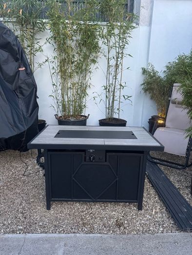 garden gas fire/table