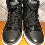Champion Ladies/Boys/Mens UK6 EUR39 Black Faux Leather Hi tops   S-C Image 4