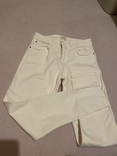 Sezane cream denim jeans Size 40