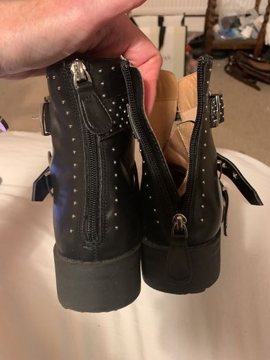 Studded ankle boots