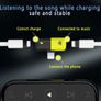 Mini 2in1 8 Pin Audio Adapter Charger For iPhone 11 12 X SE MAX XR 8 7 Image 2