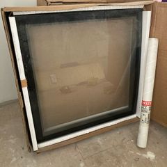 Velux 60cmx60cm curved glass rooflight for flat roof