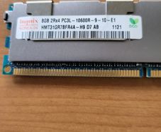 32gb (4 X 8gb) Micron Hp 605313-071 Pc3l-10600r 1333mhz Ecc 2rx4 Memory
