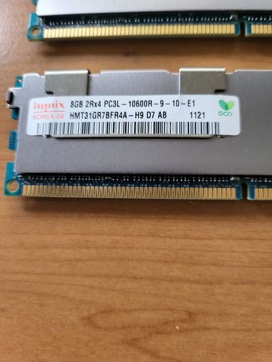 32gb (4 X 8gb) Micron Hp 605313-071 Pc3l-10600r 1333mhz Ecc 2rx4 Memory