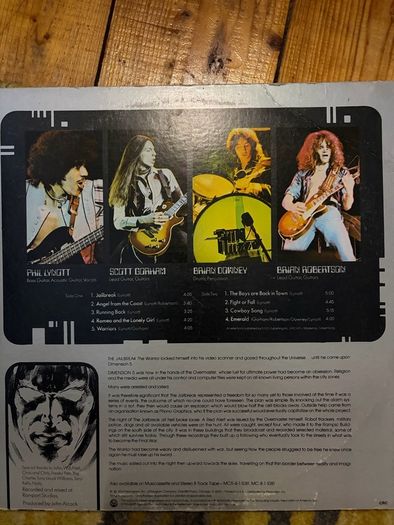 Thin Lizzy vinyl lp