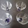 4 Crystal Dessert Bowls Image 2
