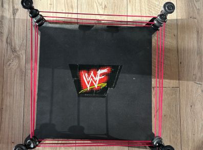 WWE WWF Jakks Warzone wrestling ring + rare BCA wrestlers