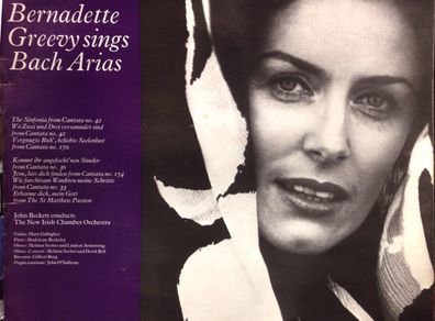 Bernadette Greevy sings Bach Arias LP 1980