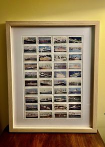 Framed Cigarette Cards