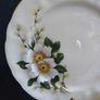 Fabulous Arklow Pottery Bone China Trio in Excellent Cabinet Condition - a Lovely Floral Pattern in White, Yellow and Green Image 4