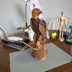 Eagle with snake