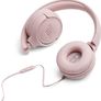 JBL T500 in Pink Over Ear Lightweight / Foldable Headphones with Pure Bass Sound 1-Button Remote / Built-In Microphone Image 6