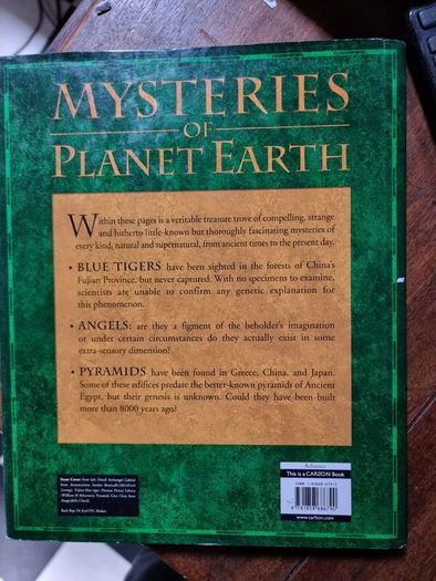Cryptozoology and mystery animals book: Mysteries of the Planet Earth - Dr Karl Shuker