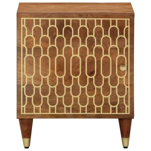 Bedside Cabinets 2 pcs 40x33x46 cm Solid Wood Mango