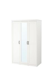 Wardrobe, white, 120x60x191cm