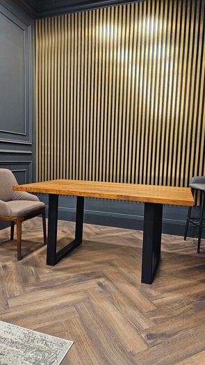 Wooden dining table