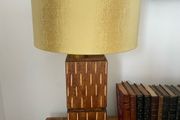 Large wooden lamp
