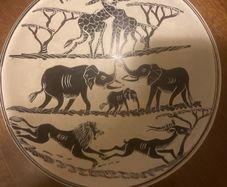 Soap stone hand craved bowl free postage