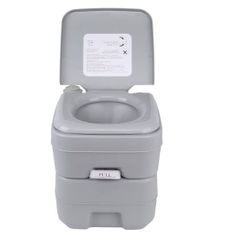 20L Portable Flush Outdoor Toilet for Camping Caravan Mobile