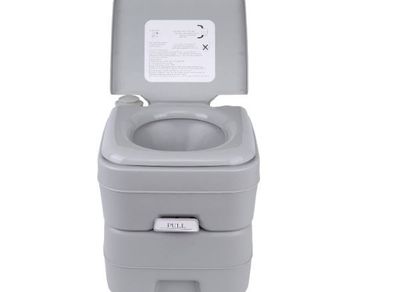 20L Portable Flush Outdoor Toilet for Camping Caravan Mobile