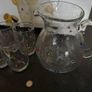 Beverage Set of Jug +8 Glasses ideal for Cocktails or Lemonade ARTLAND Confetti Image 5