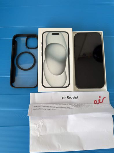 iPhone 15 128GB Black Unlocked - 90% Battery Health - Box + Receipt