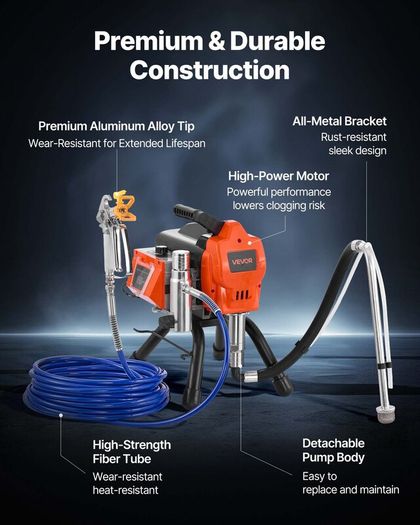 1500W Airless Paint Sprayer - 3300 PSI