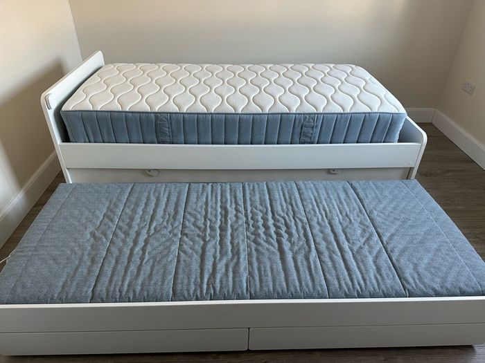2 IKEA SLAKT Beds and Mattresses, Bundle Deal