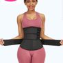 Slimming Waist Trainer 3 Belt with Zip-Kalicious Collections Image 2