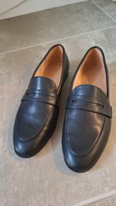 H&M Black Leather Loafers