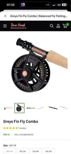 Greys Fin Fly Combo 10ft7