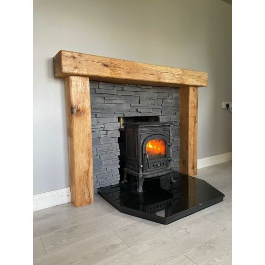 Mantel & Uprights Timber Beam Surrounds