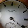 Vintage Hopkins & Hopkins Dublin Pocket Watch Gold Plated Watch (needs service) Image 2